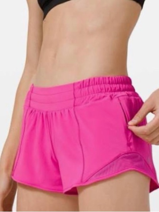lululemon athletica Pants - lululemon athletica sonic pink hotty hot Shorts